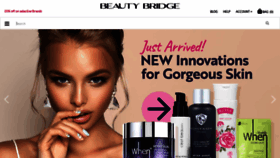 What Beautybridge.com website looked like in 2021 (3 years ago)