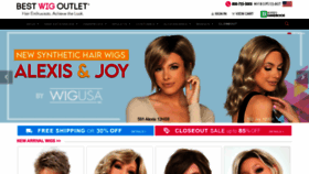 What Bestwigoutlet.com website looked like in 2021 (3 years ago)