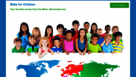 What Bibleforchildren.org website looked like in 2021 (3 years ago)