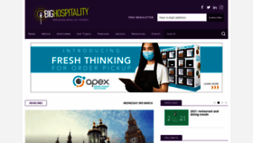 What Bighospitality.co.uk website looked like in 2021 (3 years ago)
