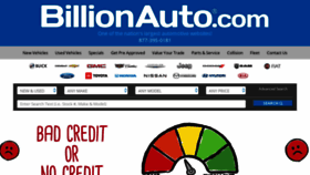 What Billionauto.com website looked like in 2021 (3 years ago)