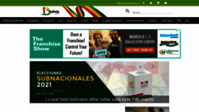 What Bolivia.com website looked like in 2021 (3 years ago)