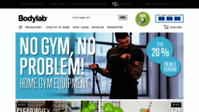 What Bodylab.dk website looked like in 2021 (3 years ago)