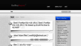 What Badboyreport.kr website looked like in 2021 (3 years ago)