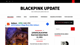 What Blackpinkupdate.com website looked like in 2021 (3 years ago)