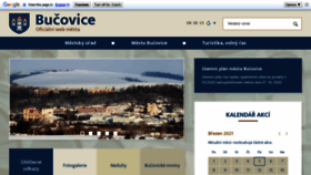 What Bucovice.cz website looked like in 2021 (3 years ago)