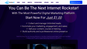 What Builderall.net website looked like in 2021 (3 years ago)