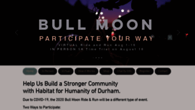 What Bullmoon.org website looked like in 2021 (3 years ago)