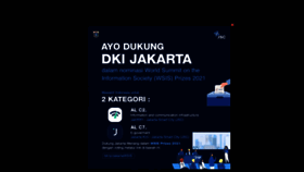 What Beritajakarta.id website looked like in 2021 (3 years ago)
