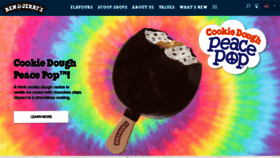 What Benjerry.co.uk website looked like in 2021 (3 years ago)