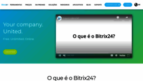What Bitrix24.com.br website looked like in 2021 (3 years ago)
