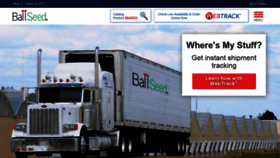 What Ballseed.com website looked like in 2021 (3 years ago)