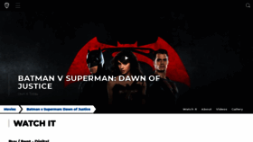 What Batmanvsupermandawnofjustice.com website looked like in 2021 (3 years ago)