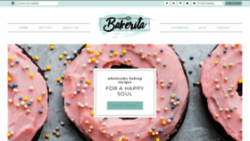 What Bakerita.com website looked like in 2021 (3 years ago)