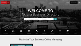 What Businesslist.com.ng website looked like in 2021 (3 years ago)