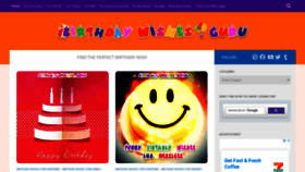 What Birthdaywishes.guru website looked like in 2021 (3 years ago)
