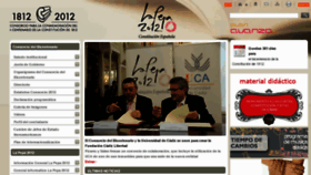 What Bicentenariocadiz1812.es website looked like in 2011 (13 years ago)