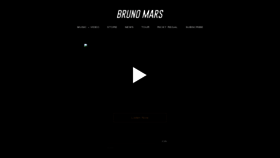 What Brunomars.com website looked like in 2021 (3 years ago)
