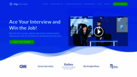 What Biginterview.com website looked like in 2021 (3 years ago)