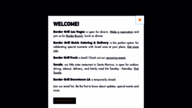 What Bordergrill.com website looked like in 2021 (3 years ago)