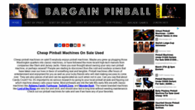 What Bargainpinballmachines.com website looked like in 2021 (3 years ago)