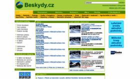 What Beskydy.cz website looked like in 2021 (3 years ago)
