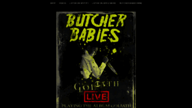 What Butcherbabiesofficial.com website looked like in 2021 (3 years ago)