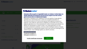 What Buienradar.nl website looked like in 2021 (3 years ago)