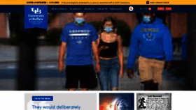 What Buffalo.edu website looked like in 2021 (3 years ago)