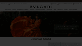 What Bulgari.com website looked like in 2021 (3 years ago)