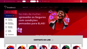 What Banco.bradesco website looked like in 2021 (4 years ago)