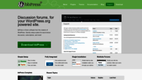 What Bbpress.org website looked like in 2021 (3 years ago)