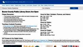 What Bcpl.org website looked like in 2021 (3 years ago)