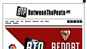 What Betweentheposts.net website looked like in 2021 (3 years ago)