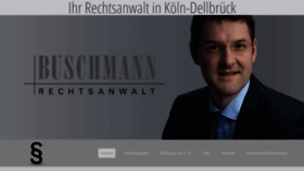 What Buschmann-rechtsanwalt.de website looked like in 2021 (3 years ago)