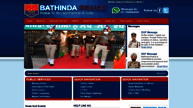 What Bathindapolice.in website looked like in 2021 (3 years ago)