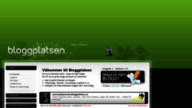 What Bloggplatsen.se website looked like in 2021 (3 years ago)