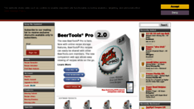What Beertools.com website looked like in 2021 (3 years ago)