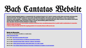 What Bach-cantatas.com website looked like in 2021 (3 years ago)