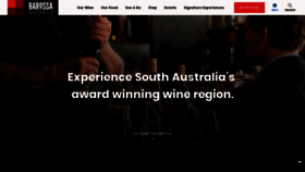 What Barossa.com website looked like in 2021 (3 years ago)