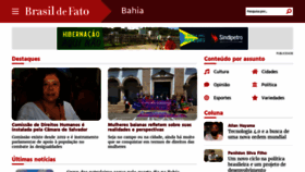 What Brasildefatoba.com.br website looked like in 2021 (3 years ago)