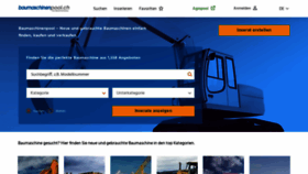 What Baumaschinenpool.ch website looked like in 2021 (3 years ago)