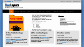 What Bluelayouts.org website looked like in 2021 (3 years ago)
