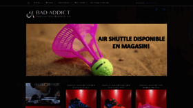 What Badaddict.fr website looked like in 2021 (3 years ago)
