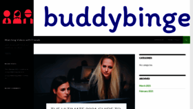 What Buddybinge.com website looked like in 2021 (3 years ago)