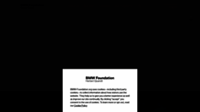 What Bmw-foundation.org website looked like in 2021 (3 years ago)