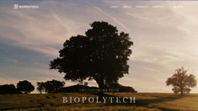 What Biopolytech.com website looked like in 2021 (3 years ago)