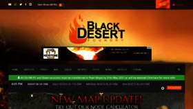 What Blackdesertfoundry.com website looked like in 2021 (3 years ago)