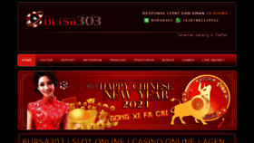 What Bursa303.org website looked like in 2021 (3 years ago)
