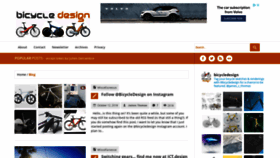 What Bicycledesign.net website looked like in 2021 (3 years ago)